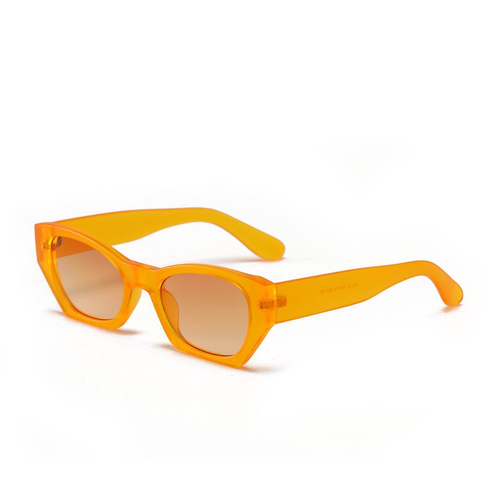 Brille 95154 Kleiner Rahmen Quadratisch Polygon Retro Rahmen Sonnenbrille Damen, Sonnenbrille Herren