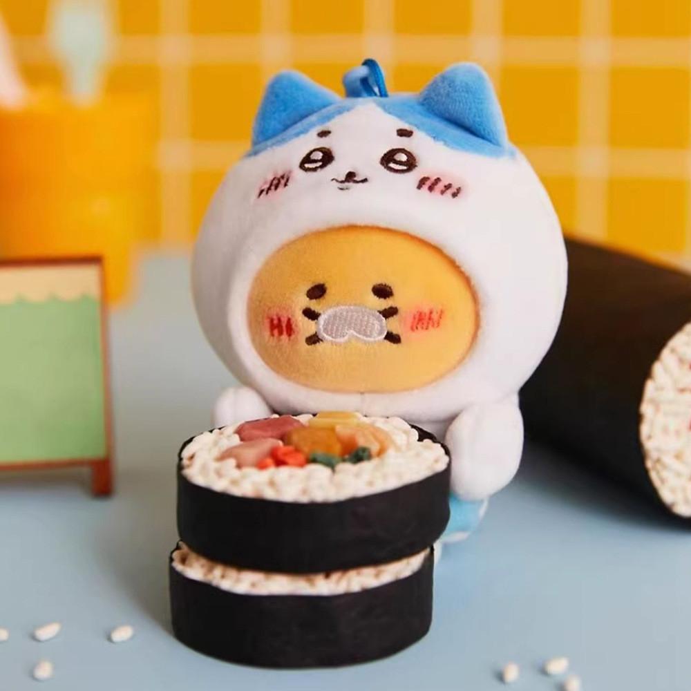 Bear Chiikawa Cartoon Plush Keychain Magnet Toy Gift Hachiware Backpack Usagi