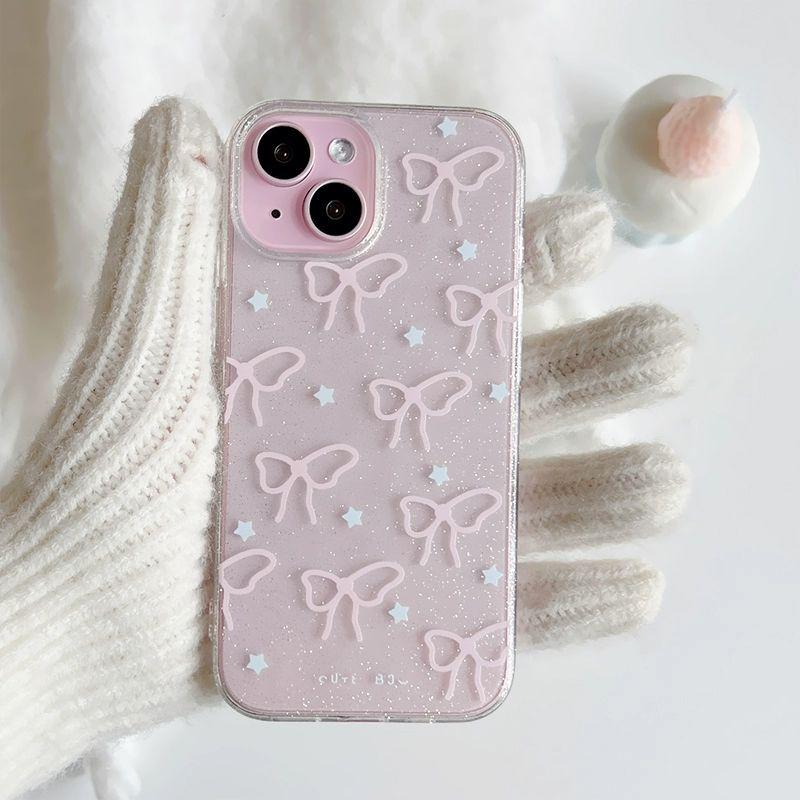

Чехол для телефона Fairy Star Glitter Bow для iPhone 15 Pro Max, 13, 12 и 11 iPhone 15