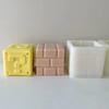 Large Square Question Mark Mark Candle Silicone Mold DIY Creative Geometric Rubik's Cube Crafts Resin Plaster Soap Making Tool