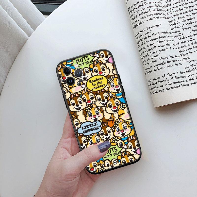 Nouvel étui de téléphone haut de gamme Chip 'n' Dale pour iPhone 16 15 14 13 Pro Max Plus Mini