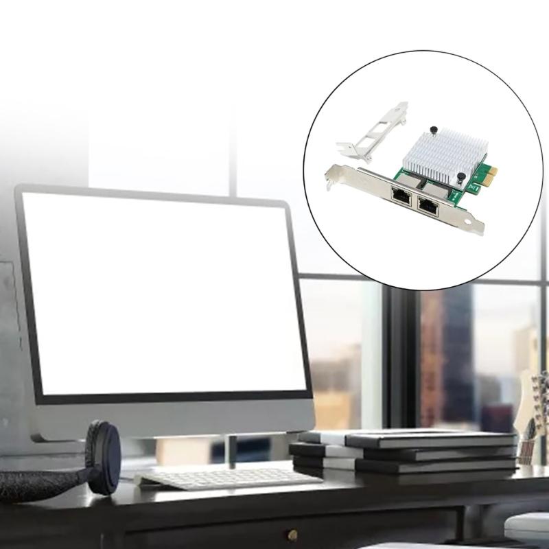 RTL8111F PCIE X1 Gigabit Networks Card PCIExpress Ethernets Adapter 1000Mbps Support for