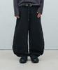 SUPERSUB Cut-Off Layered Balloon Fit Sweatpants - Black