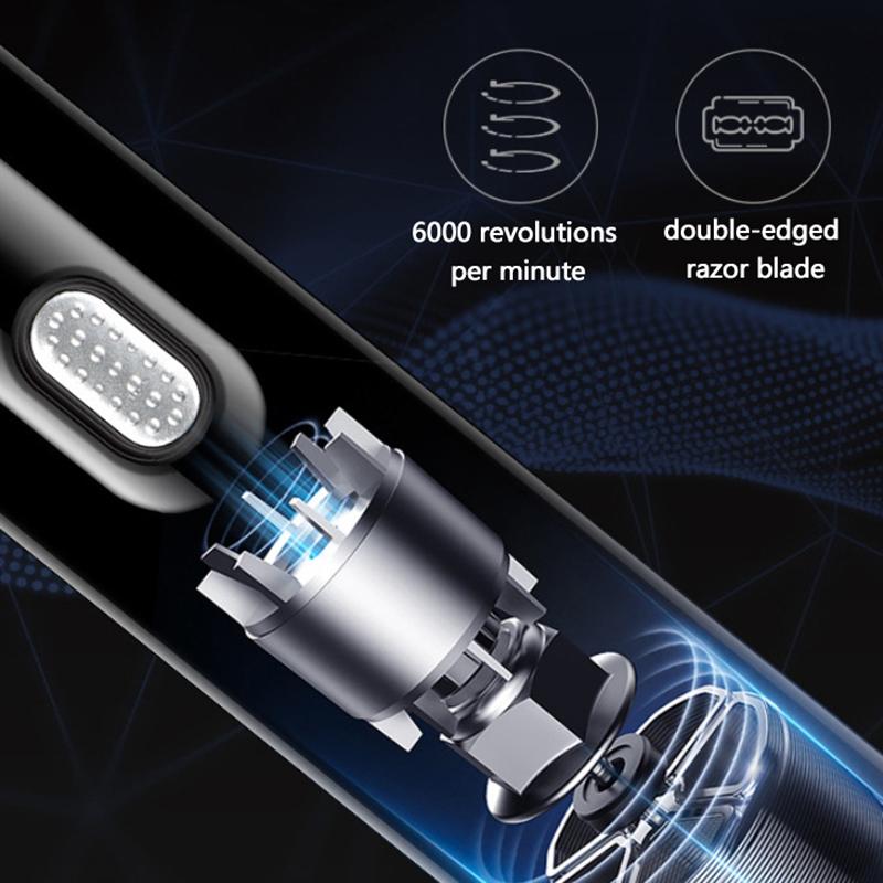 Usb Electric Nose Hair Trimmer For Nose And Ear Hair Shaver Electric Shaver Trim Nose Hair Hair Scissors For Women And Men