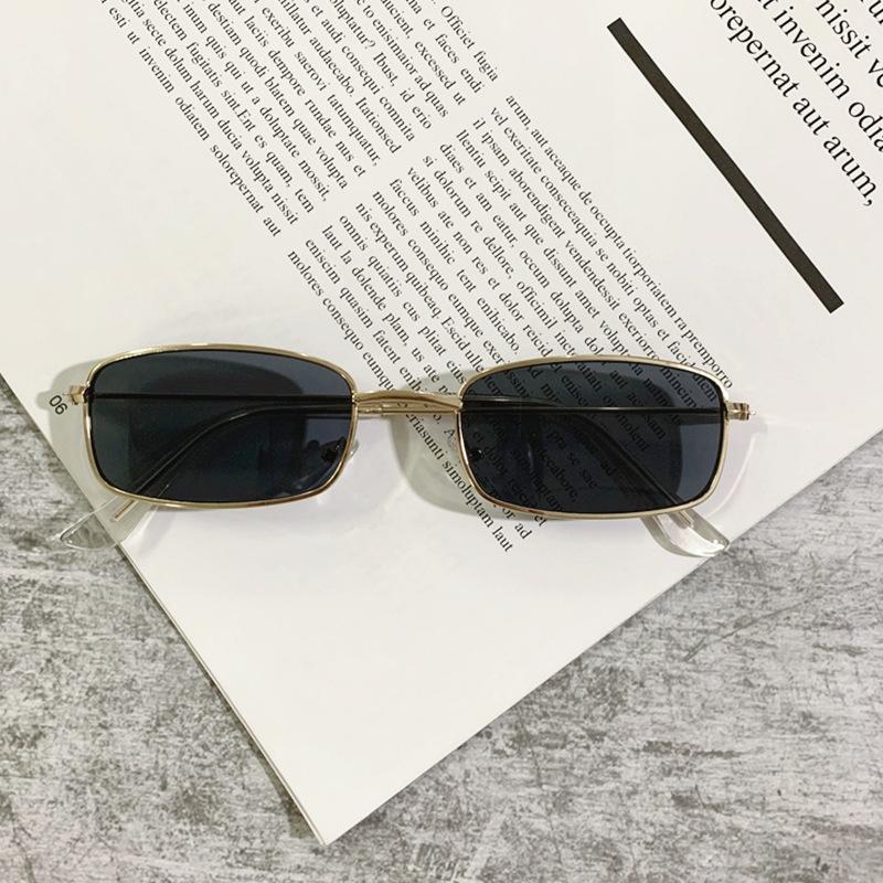New Classic Vintage Rectangle Sunglasses For Woman Retro Shades Candy Colors Mirror Sun Glasses Female Square Oculos De Sol
