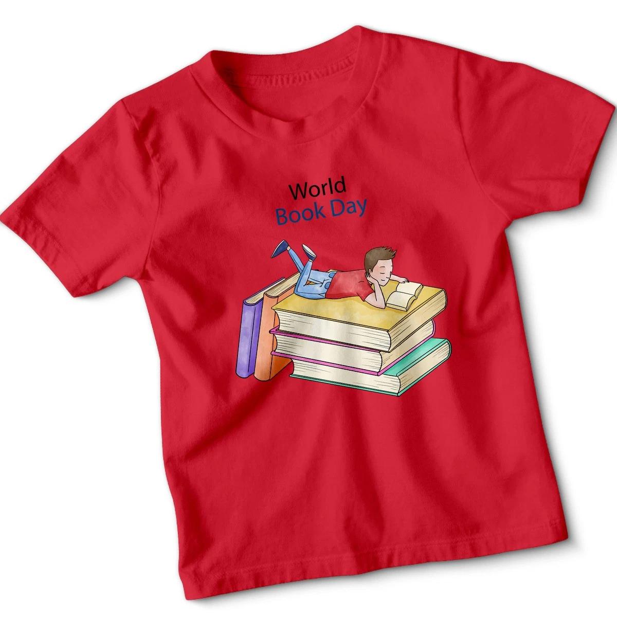 

World Book Day School 2025 Funny Reading Story Fancy Dress Kids Tshirt Gift 130