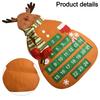 Adorable Holiday Countdown Calendar Holiday Countdown Calendar Felt Christmas Calendar Long-lasting Use Delicate Craftsmanship