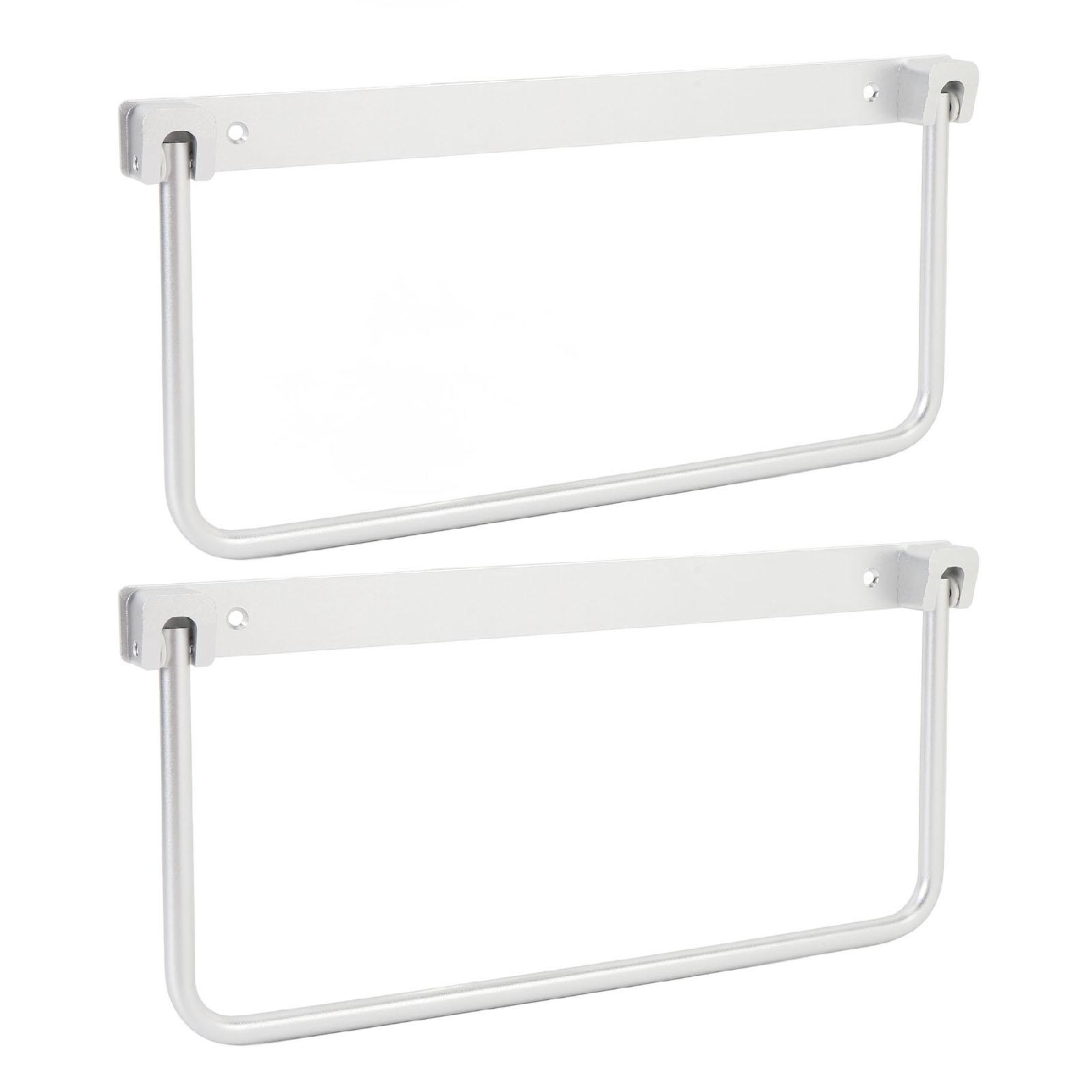 Paire d'Étagères à Chaussures Pliables pour Camping-car Gain de Place Alliage d'Aluminium Murales Étagère de Rangement pour Chaussures Suspendue pour Camping-car