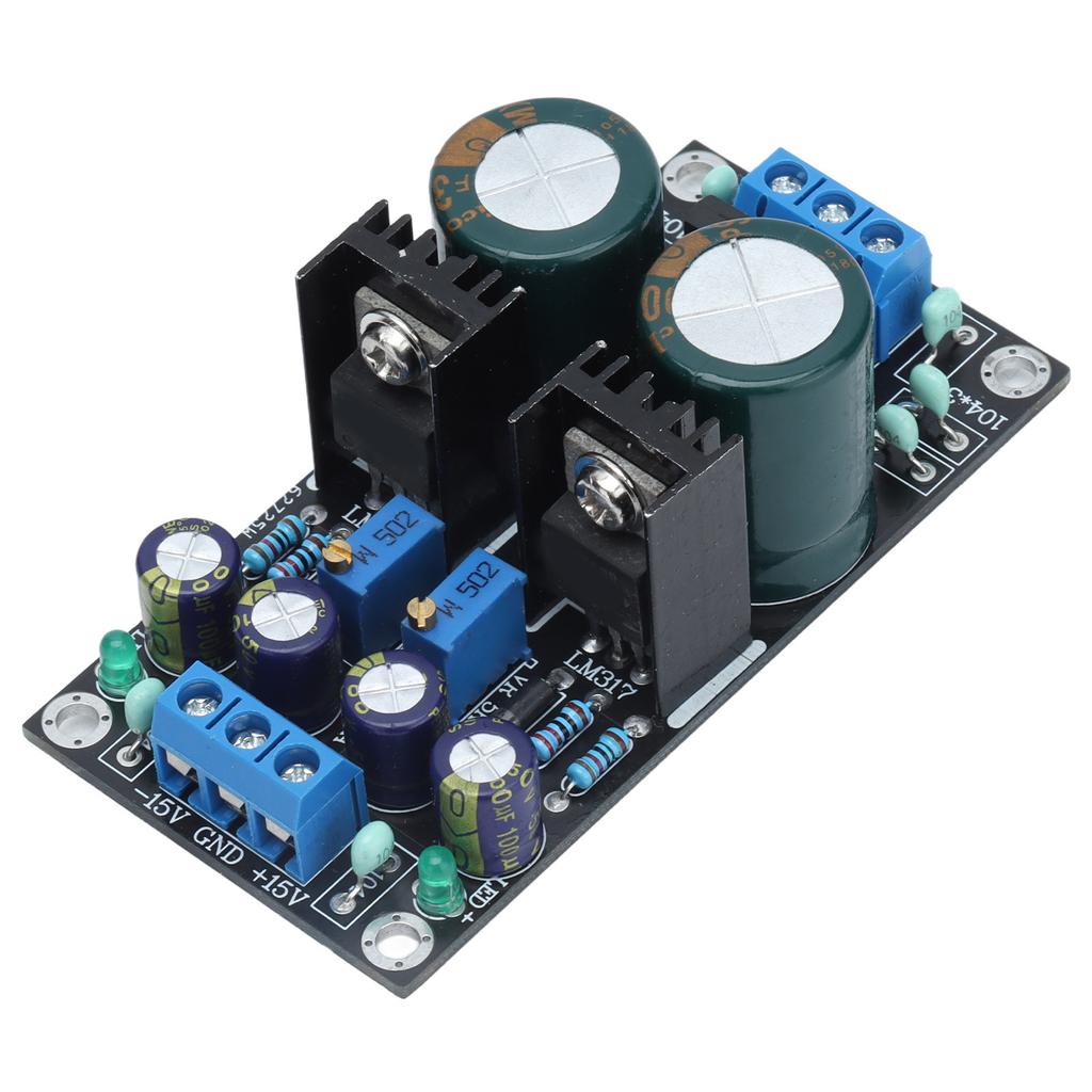 Power Supply Board Adjustable Voltage Regulator Module AC 10‑24V to DC 1.25V‑30V LM317 LM337