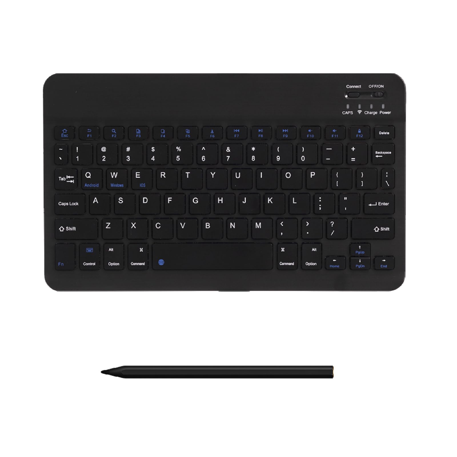 

AGM Rechargeable Keyboard and Stylus Set for PAD and Windows P1/P2 Tablets, Phones, iOS, Android, (Black) чёрный