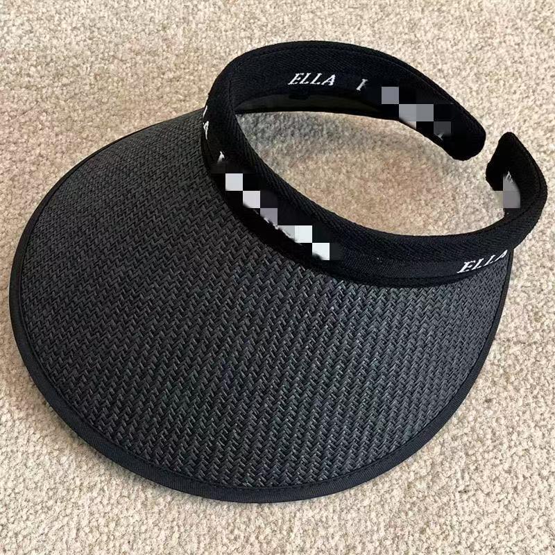 Ultraviolet Protection Wide Brim Sun Visor Hat for Summer Beach and Travel.