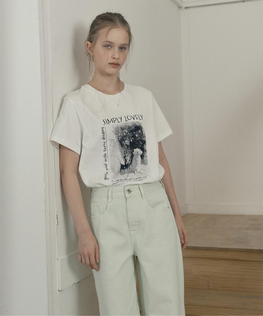 JUCYJUDY Overdyed Semi-Wide Pants J1Dp322C