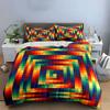 "Rainbow Geometric Bedding Set" Bedding Duvet Cover Set Duvet Cover Pillowcases (1 * Duvet Cover 2 * Pillowcases, Without Duvet Insert)