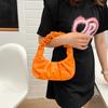 New Korean Style Shoulder Dumpling Bag, French Style Bag, Fashionable Cloud Bag, Pleated Handbag for Women