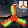 Boomerang Glow-in-the-dark Frisbee, Soft and Luminous Boomerang for Kids, Outdoor Toy for Boys