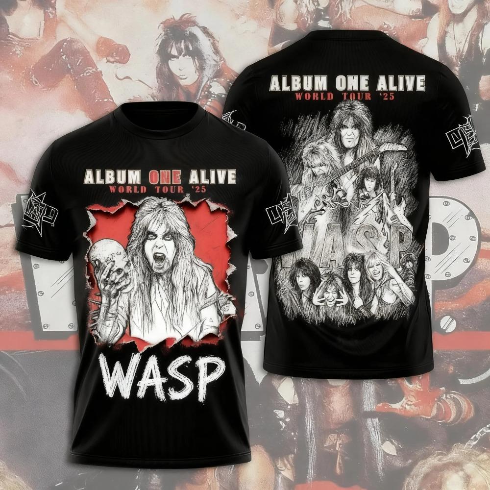 Hot Anime W.A.S.P Jersey Cosplay T-shirts 3D Print Kid Cartoon Tee Summer Men Women Harajuku Short Sleeve Y2k Tops