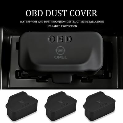Silicone Obd Dust Cover Car Diagnostic Interface Protective Cover Interior Accessories For ADAM ASTRA J K CORSA E INSIGNIA