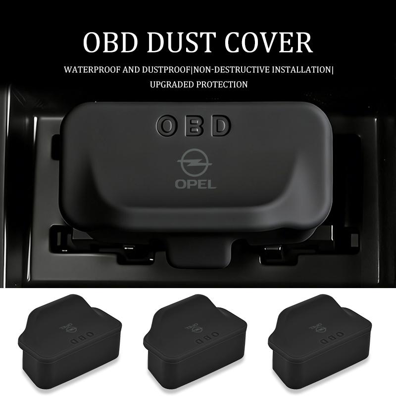 Silikonowa Osłona Przeciwpyłowa OBD Osłona Ochronna Interfejsu Diagnostycznego Samochodu Akcesoria Wnętrza Do Opel ADAM ASTRA J K CORSA E INSIGNIA