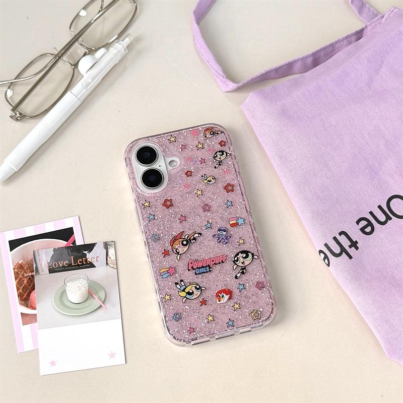 

The Powerpuff Girls iPhone 17/16 Pro Max/15/14 Case: Cute Girly Heart Design iPhone 16 Pro