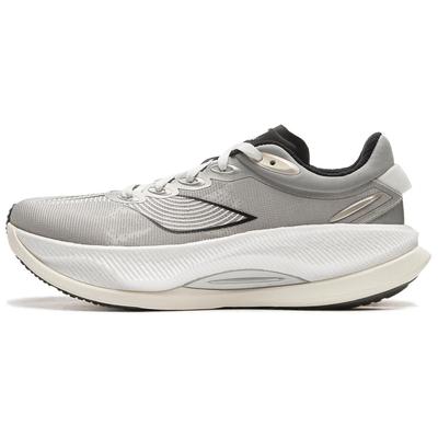 Li Ning Yue Ying 4 Pro Bequeme Vielseitige Rutschfeste Abriebfeste Low-Top Freizeit-Laufschuhe Herren Sneaker Grau ARHU013-3