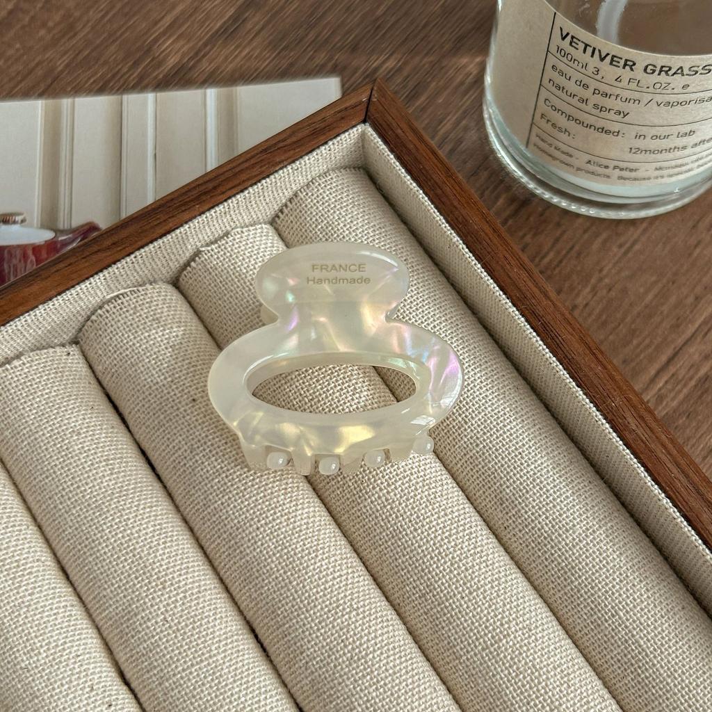 Leopard Print French DesignHair Claw Clips for Women Girls,Non-Slip Hair Jaw Clips,Hair Accessories for Thick Hair