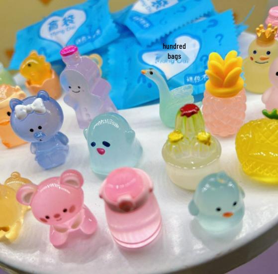 Luminous 3D Glow-in-the-Dark Cartoon Miniature Toy Figurine