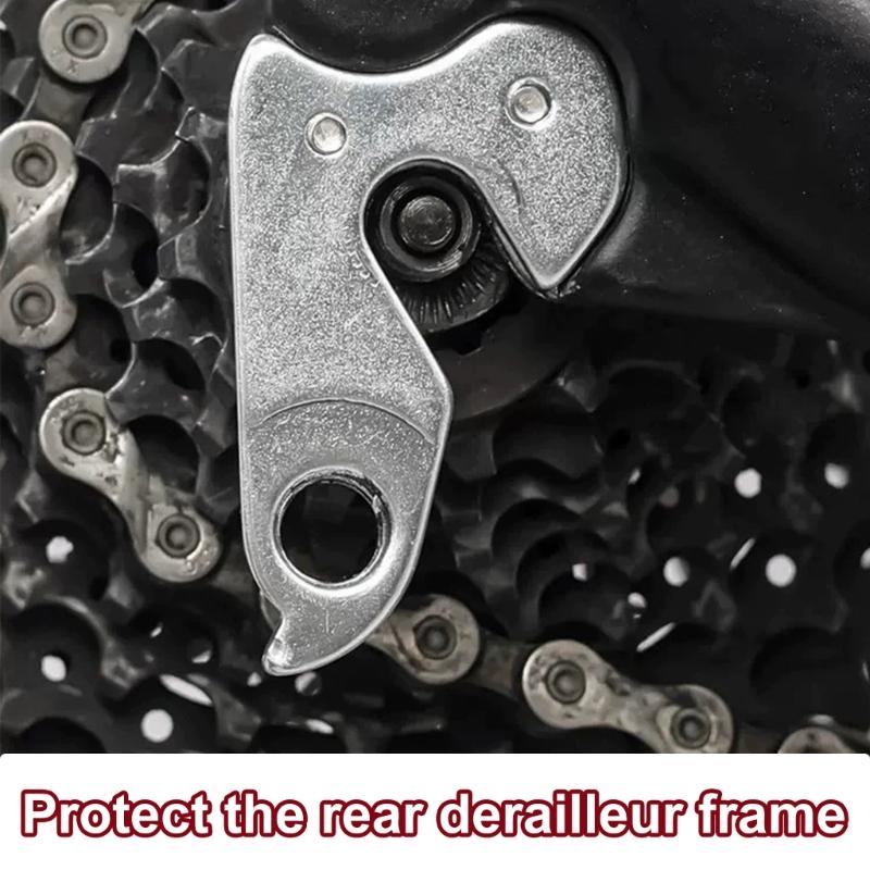 1pair Universals Bike Rear Derailleur Tail Hook Bicycles Rear Derailleur Hanger Cycling Frame Gear Tail Hook Enduring