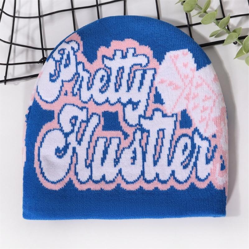Hiphop Beanies Hats Soft Comfortable Hat Exquisites Embroidery Personality Hats for Adults and Kids