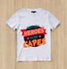 Custom Everyday Heroes Graphic T-shirt Design Unisex Jersey Short Sleeve Tee