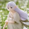 10cm Anime figure Frieren Squat Posture White Skirt  Action figures Frieren Figurine Doll PVC Model Toy Collection Statue  Gift