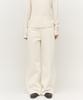 Leopeusaideuhwaiteulabel Straight Denim Pants Tofu White