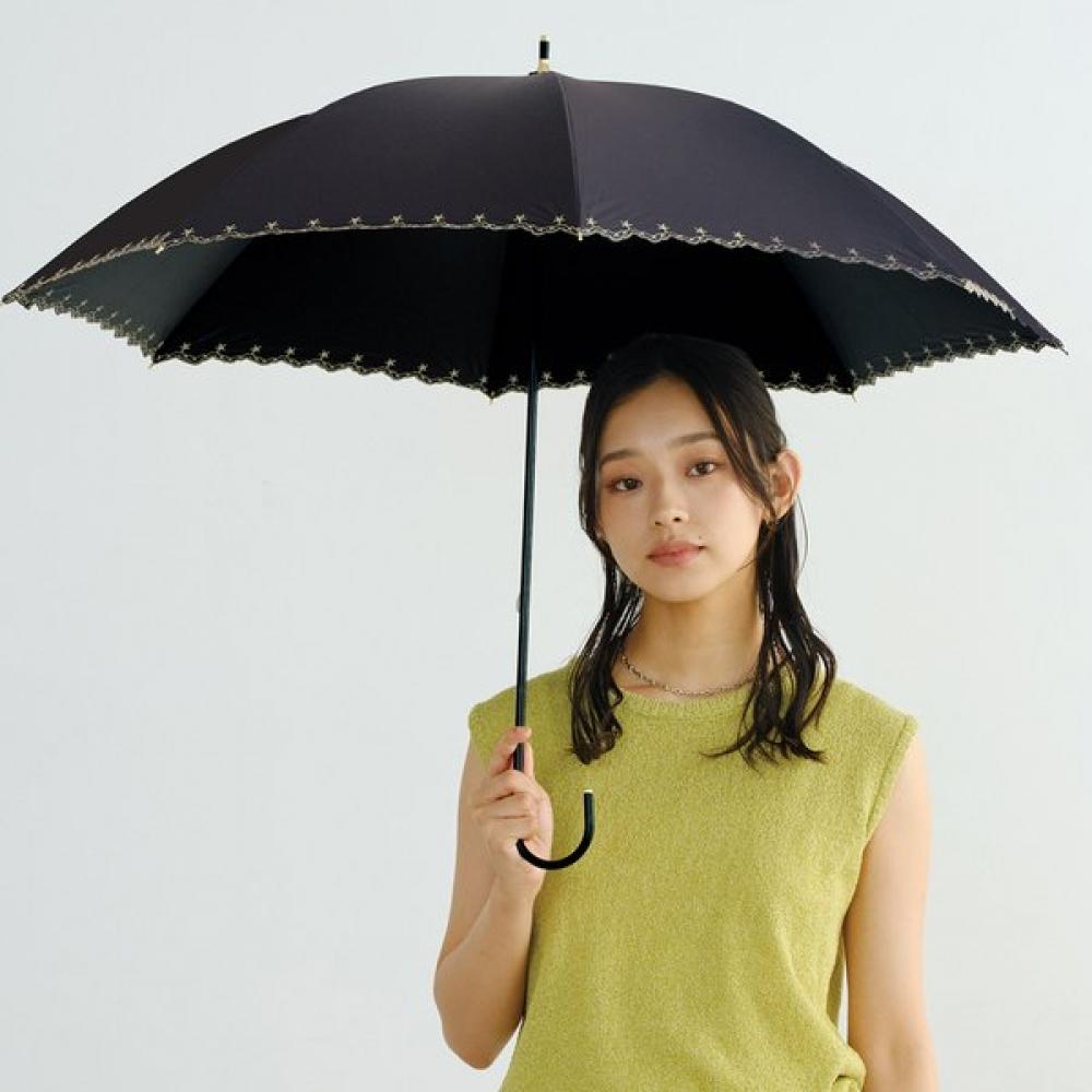 Wpc Star Scallop Uv Protection Umbrella 81 17994 101 off-white