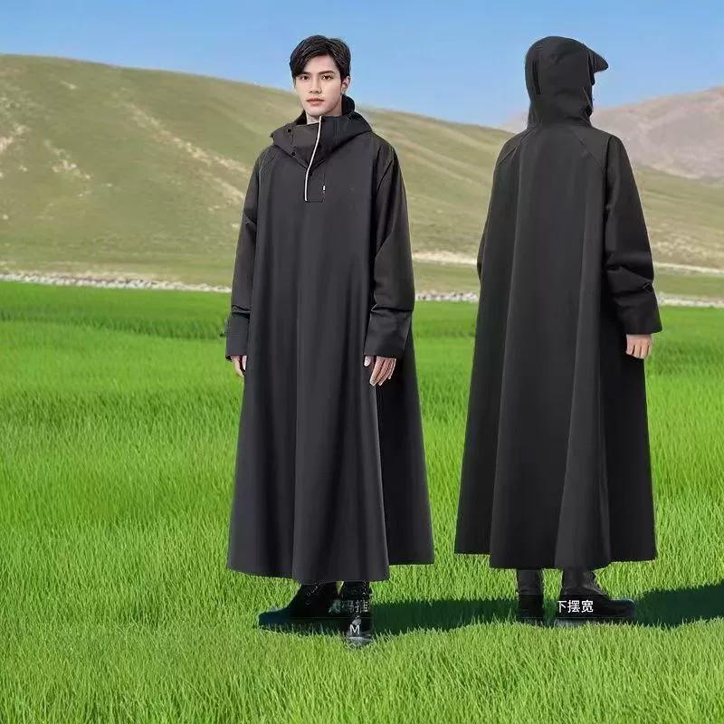 1 db Felnőtt Vízálló Esőkabát Férfiaknak Nőknek Egyrészes Vastagított Elektromos Autó Esőponcsó Motoros Esőkabát