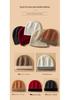 Women's 100% Pure Cashmere Double-Sided Beanie - Warm, Versatile Knit Hat for Autumn/Winter
