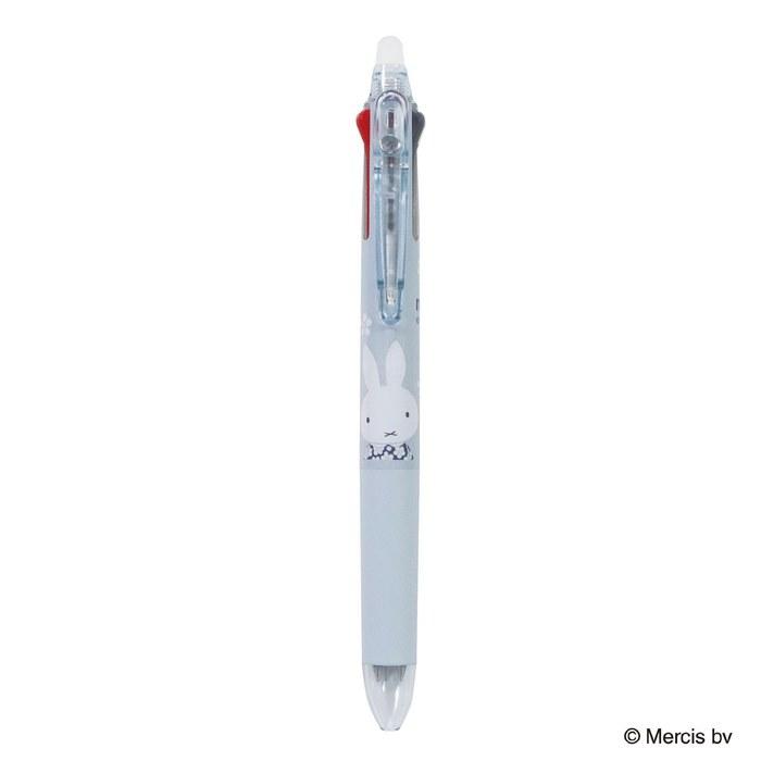 BSS Miffy 3-Color Ballpoint Friction Ball 3 Slim 0.5mm Blue EB504BL