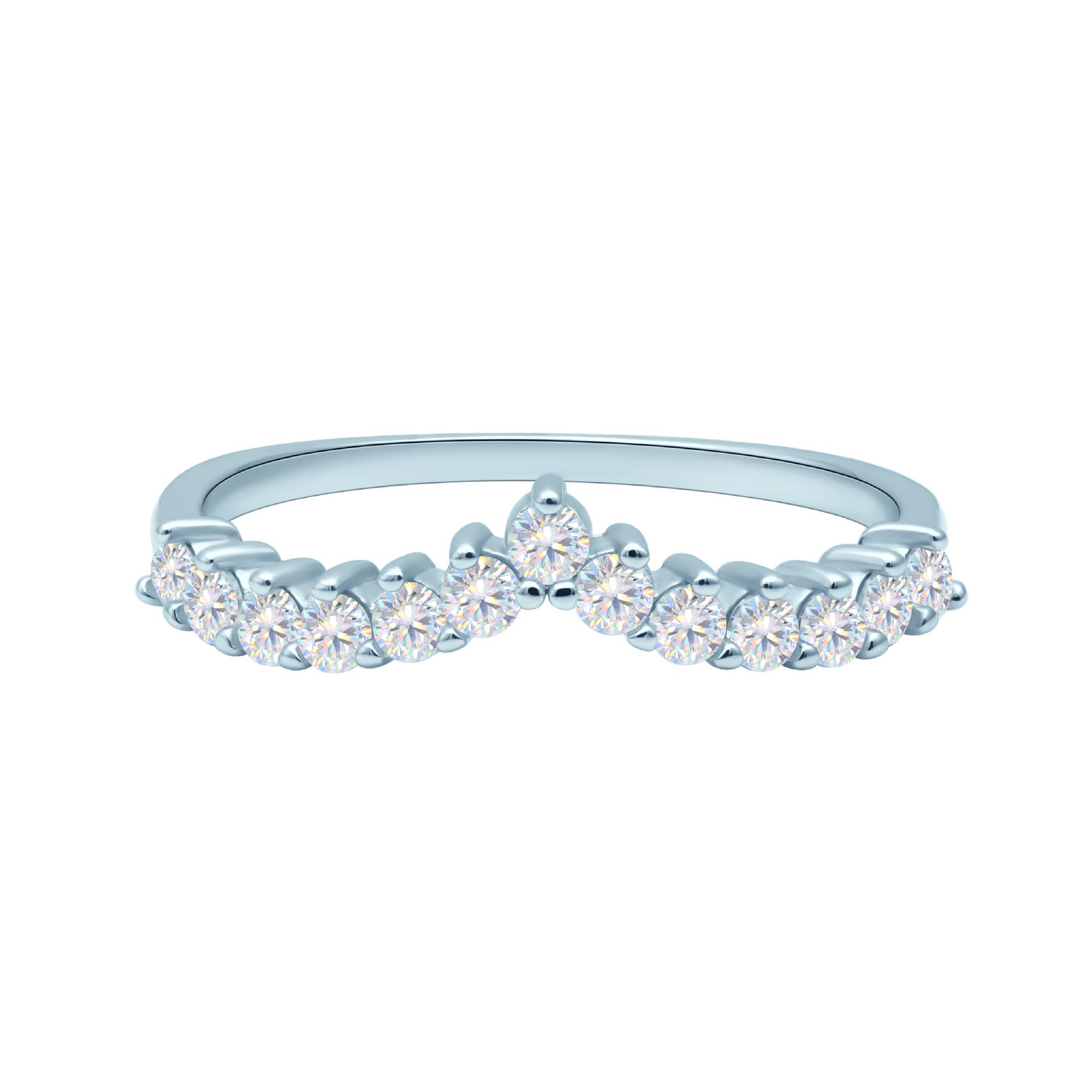 

Кольцо из серебра 925 пробы с муассанитом, тонкий V-образный ряд бриллиантов, кольцо для девочек, стерлинговое серебро 925 пробы, многослойное, закрытое, платиновое покрытие, небольшое и изысканное 9