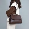 Versatile Women's Genuine Leather Crossbody Bag - Large Capacity, Popular Autumn/Winter Handbag