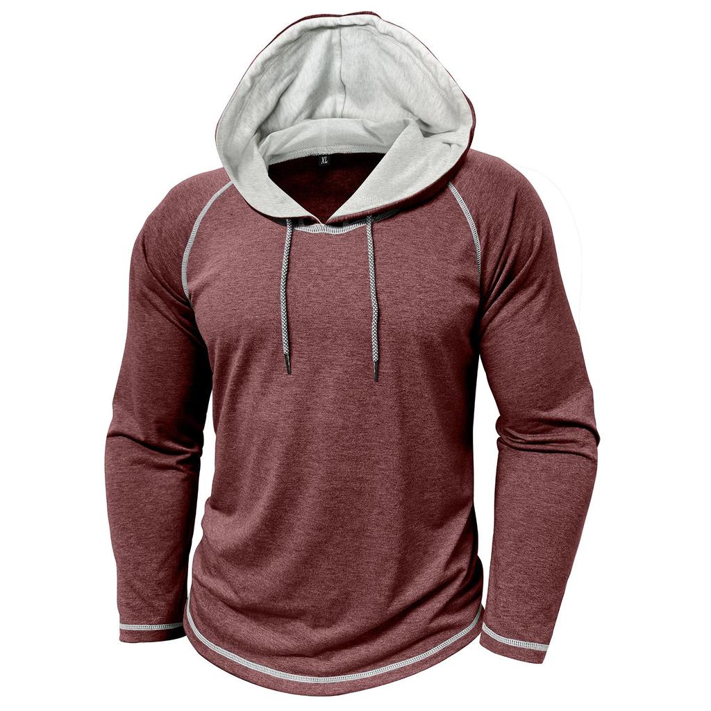 Men’s Hoodies Long Sleeves Shirts Autumn Spring Casual Tops Sportswear Sweatshirt Vintage Classic T Shirt