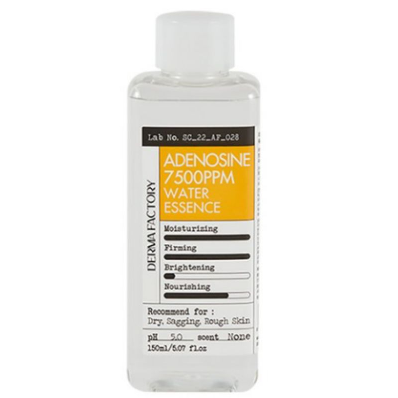 Derma Factory Adenosine 7500ppm Water Essence Anti-Wrinkle Hydrating Essence 150ml