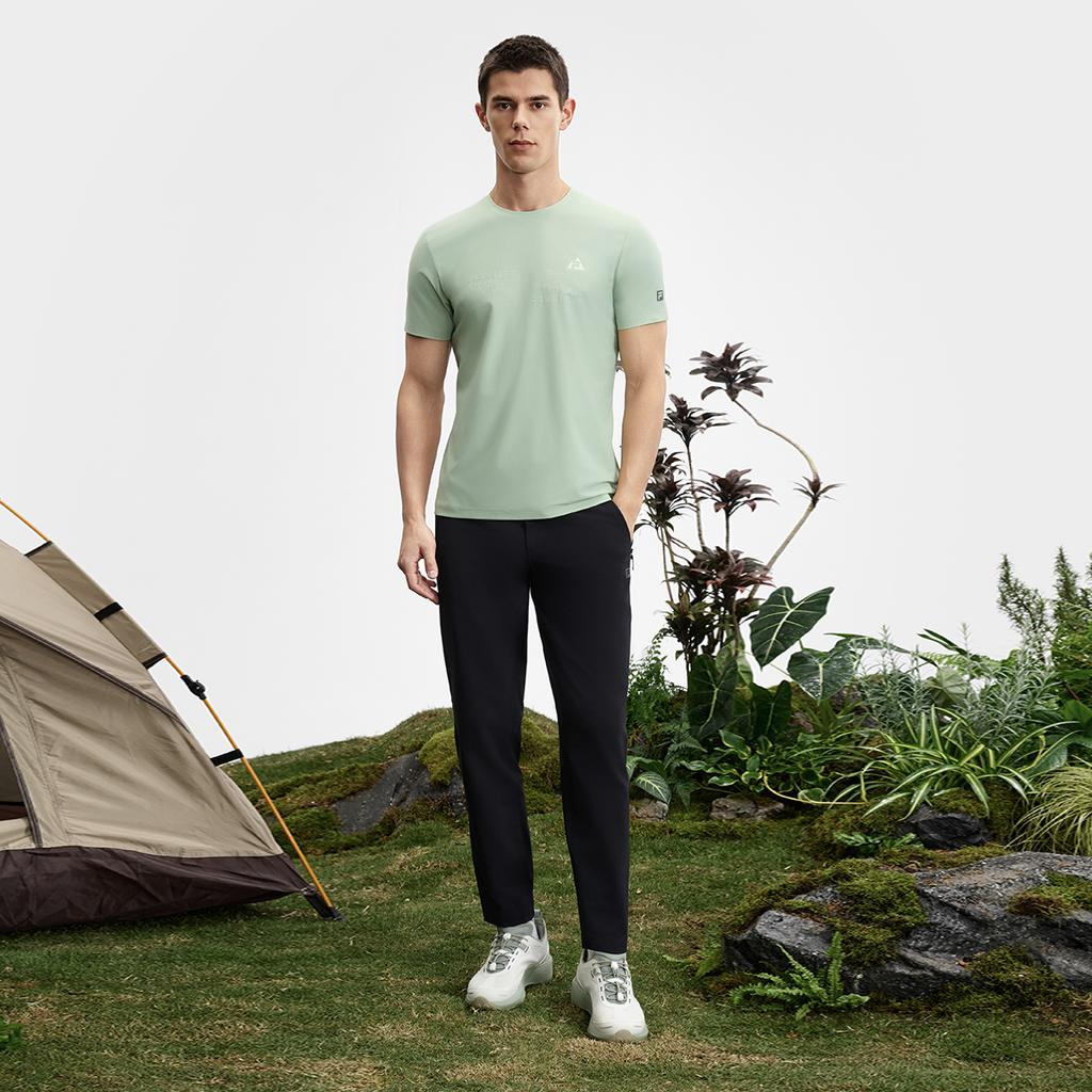 New FILA Casual Pants Men's Pitch Black A11M527804F-BK