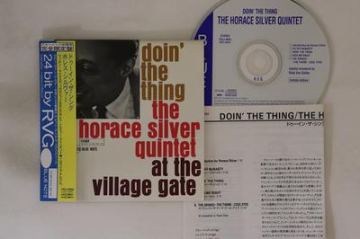 CD HORACE SILVER QUINTET   Doin The Thing  At The Village Ga TOCJ9052 BLUE NOTE 1998 Japan Obi Jazz Used