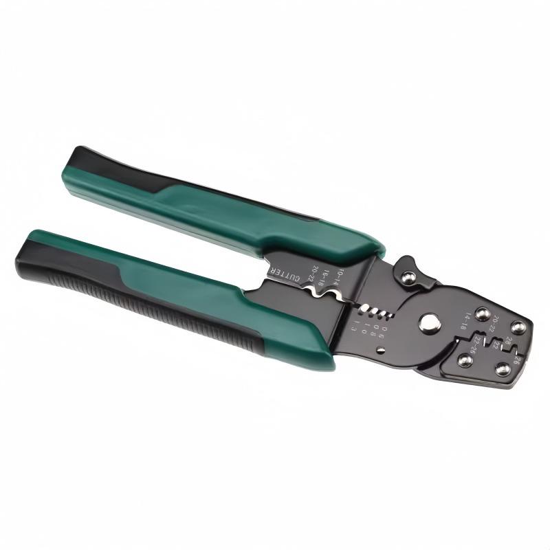 Multifunctional Electrician's Crimping Pliers: Terminal Connectors, Stripping, Cutting, Crimping for Wires and Cables