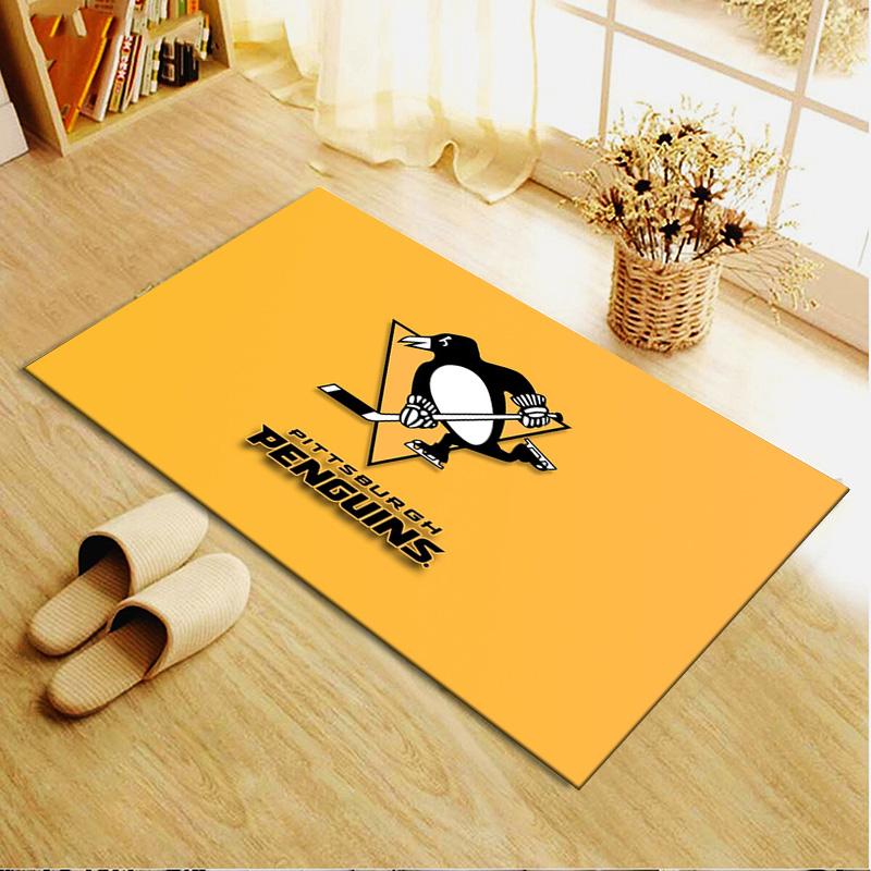 Pittsburgh Penguins Carpet Rug for Living Room Bedroom Home Sofa Decoration,Kids Play Non-slip Floor Mat