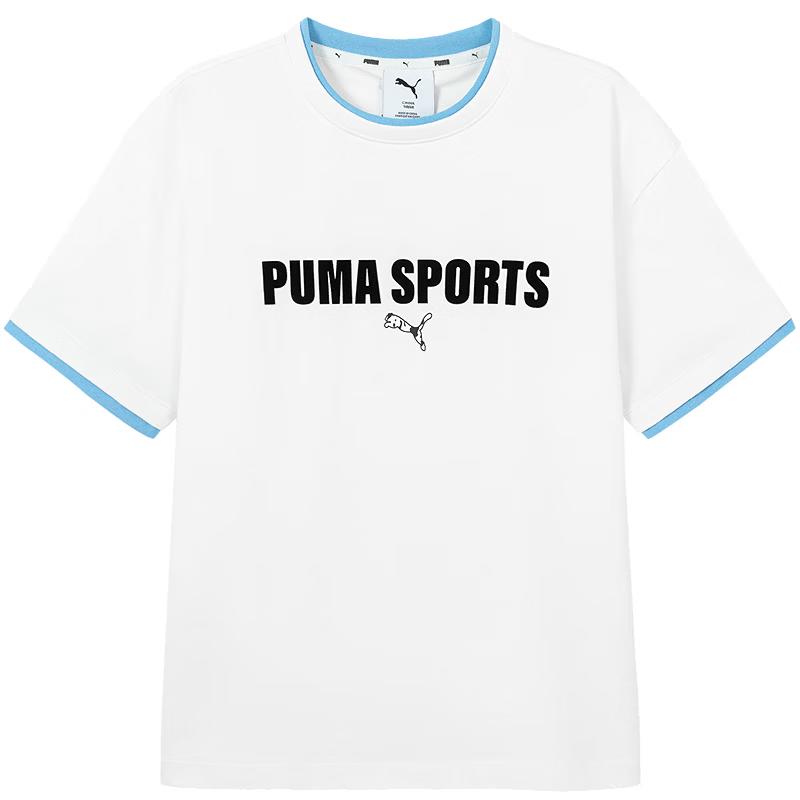 PUMA Kids' Colorblock Short-Sleeve T-Shirt