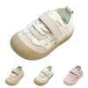 Toddler Girls Soft Sole Sneakers Floral Pattern Lightweight Breathable Fabric Shoes Hook and Loop Closure Durable Rubber Outsole Comfortable Fit