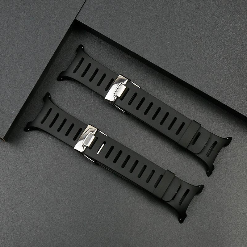 Cinturino in Gomma Siliconica per Orologio Suunto Serie T T1C/T3/T3C/T3D/T4C/T4D
