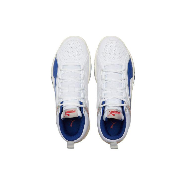 Puma Rebound Future Evo White High Risk Red Unisex Sneakers Surf-The-Web Grey-Violet 374899-06