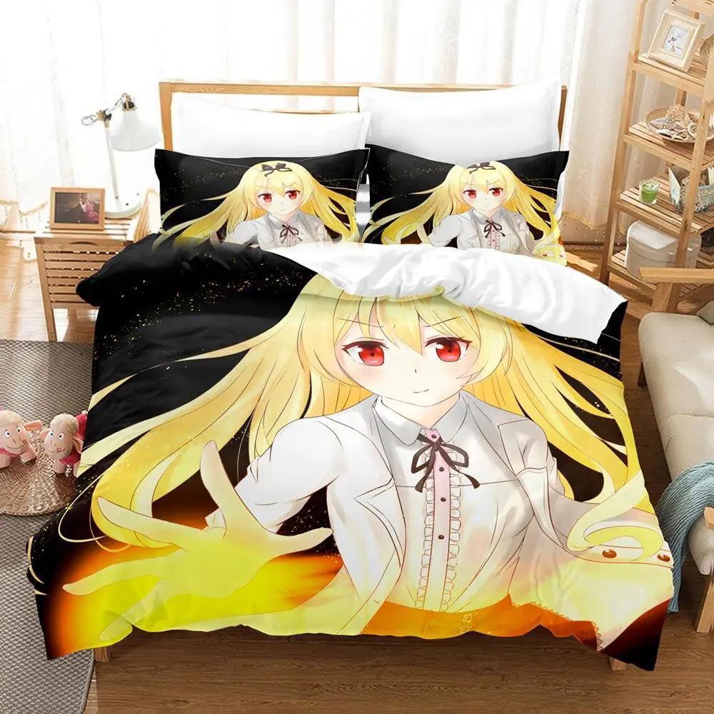 3D Anime Arifureta From Commonplace To World's Strongest Bedding Set Duvetcover Quilt Cover Pillowcase Comforter King Queen Size