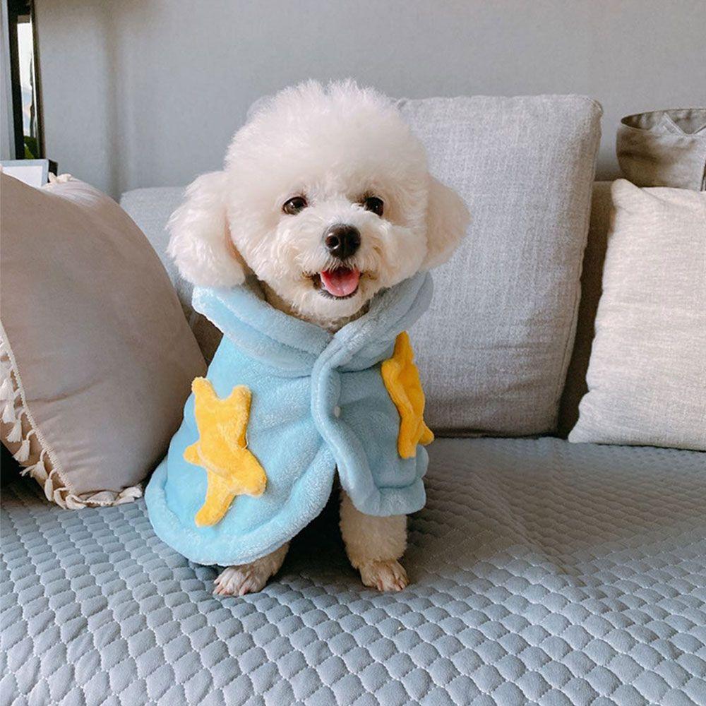

New Warm Winter Soft Night Robe Dog Cloak Pet Blanket Nightwear