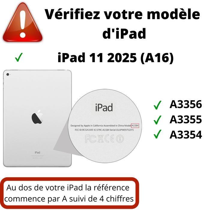 Case for iPad 11 - Phonillico® - Shockproof - Soft Silicone - Transparent - 11 Inches